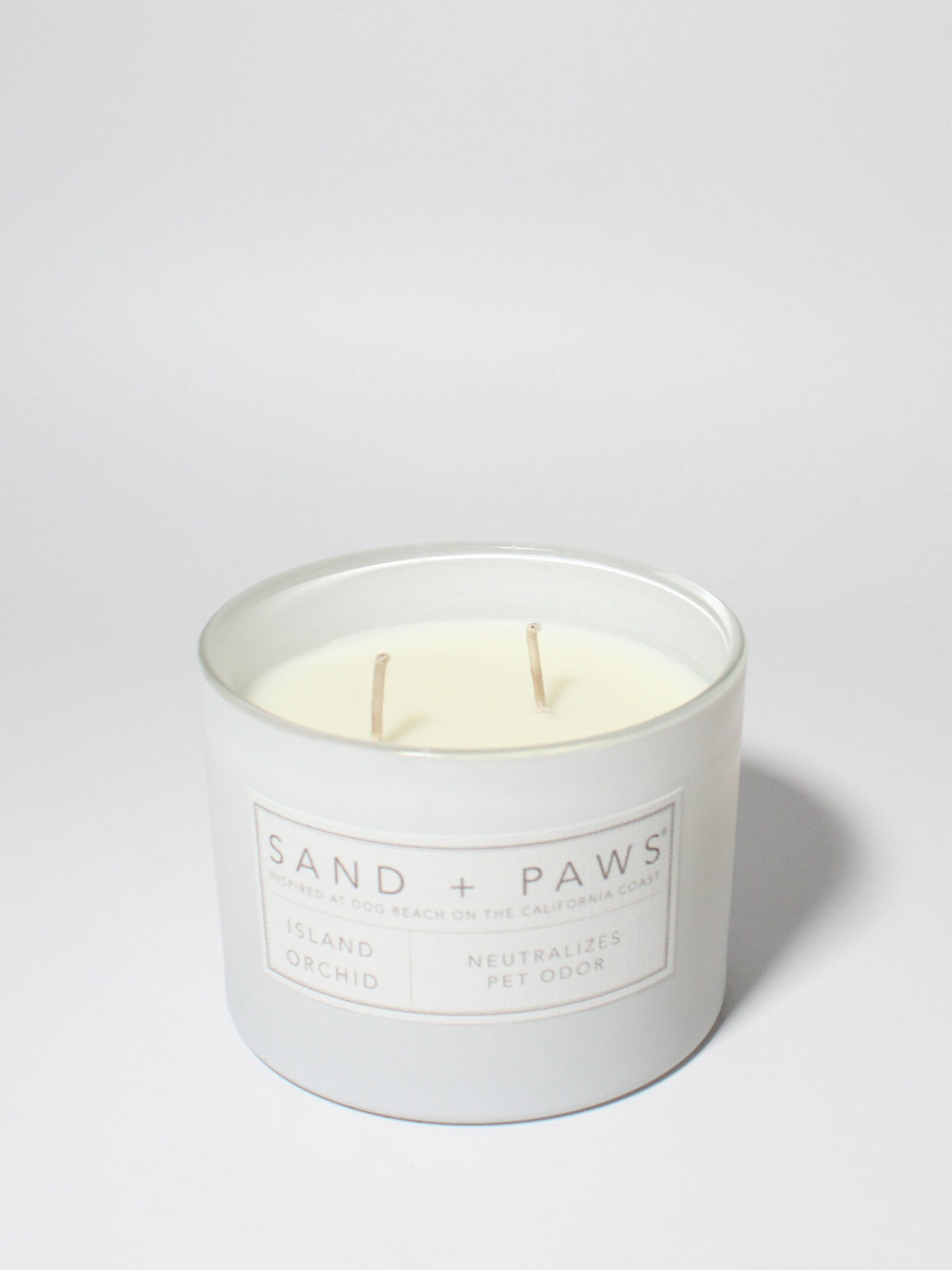 Sand + Paws Island Orchid 12 oz scented candle Premium