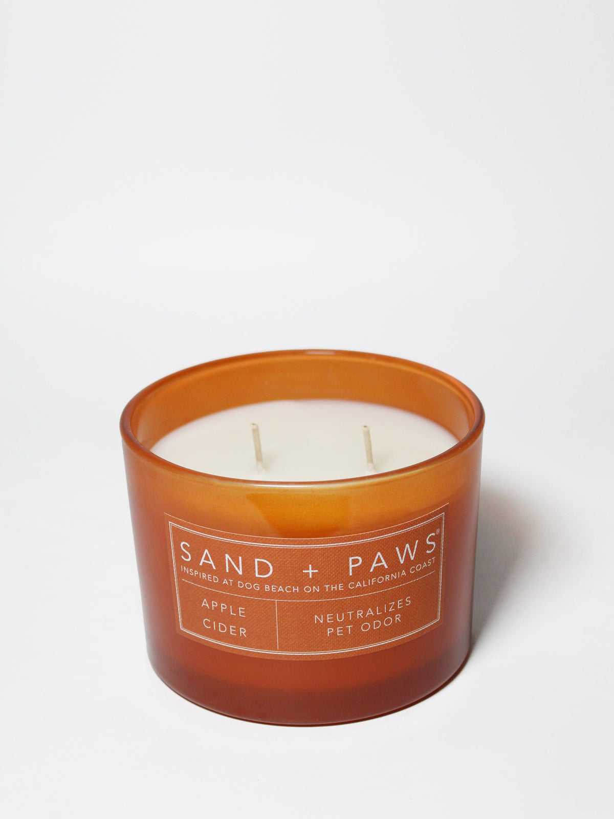 Sand + Paws Apple Cider 12 oz scented candle Premium