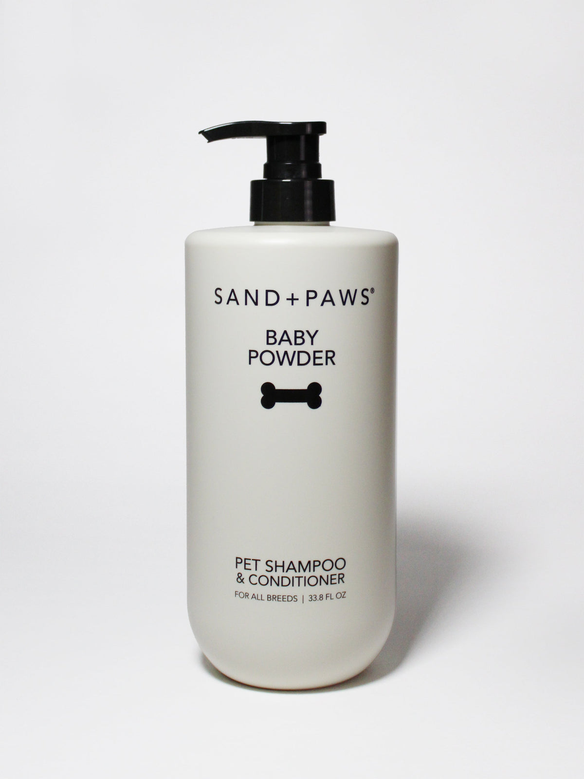 Sand + Paws Gentle Pet Shampoo & Conditioner - Baby Powder