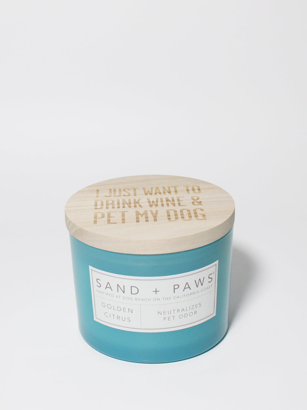 Sand + Paws Golden Citrus 12 oz scented candle Premium