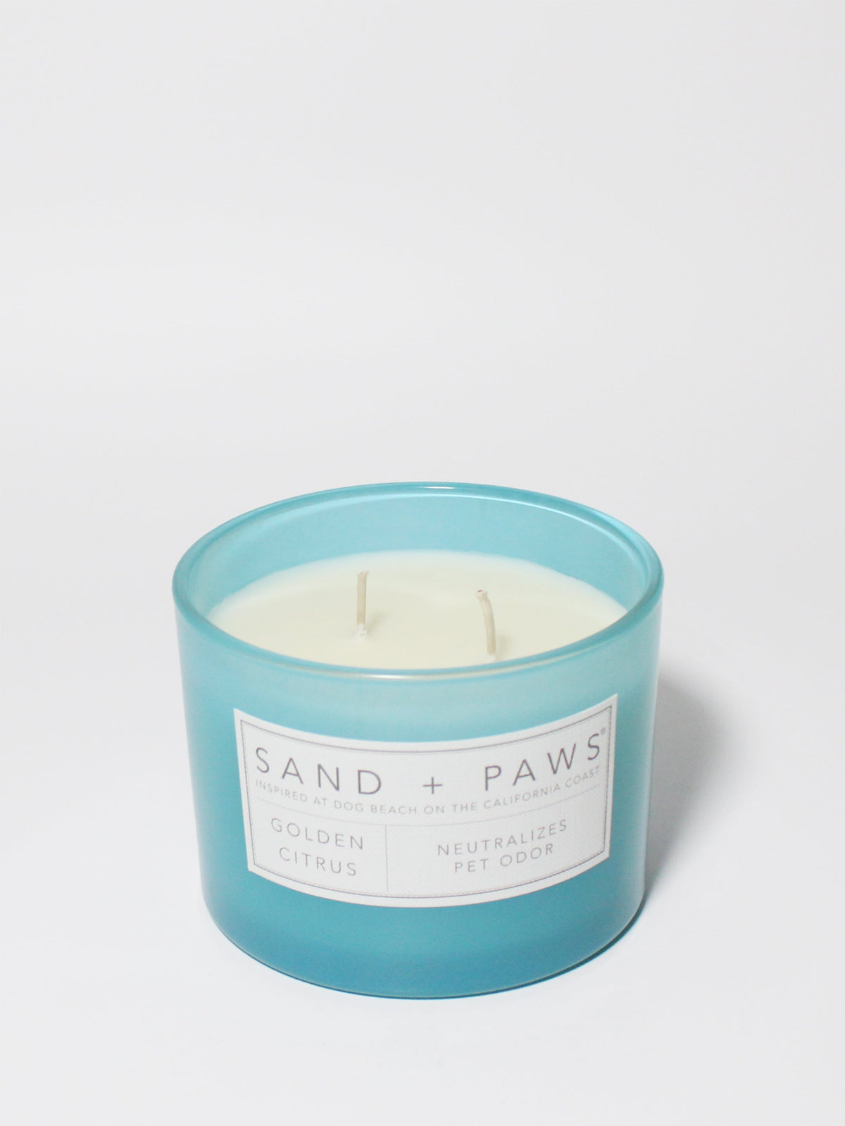 Sand + Paws Golden Citrus 12 oz scented candle Premium