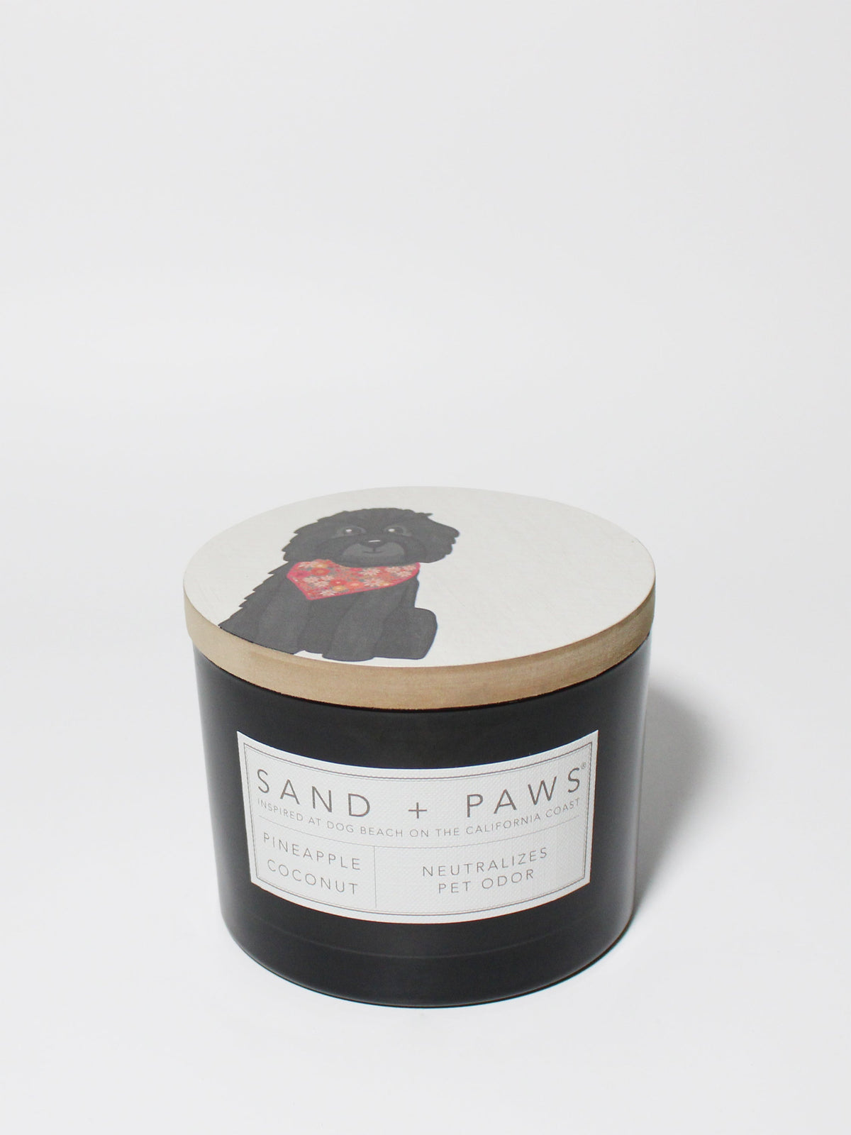 Sand + Paws Pineapple Coconut 12 oz scented candle Premium