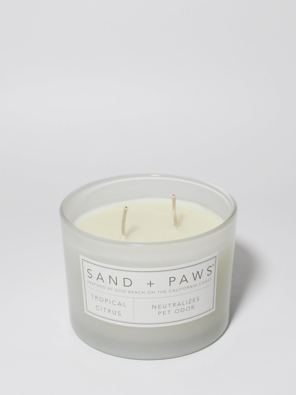 Sand + Paws Tropical Citrus 12 oz scented candle Premium