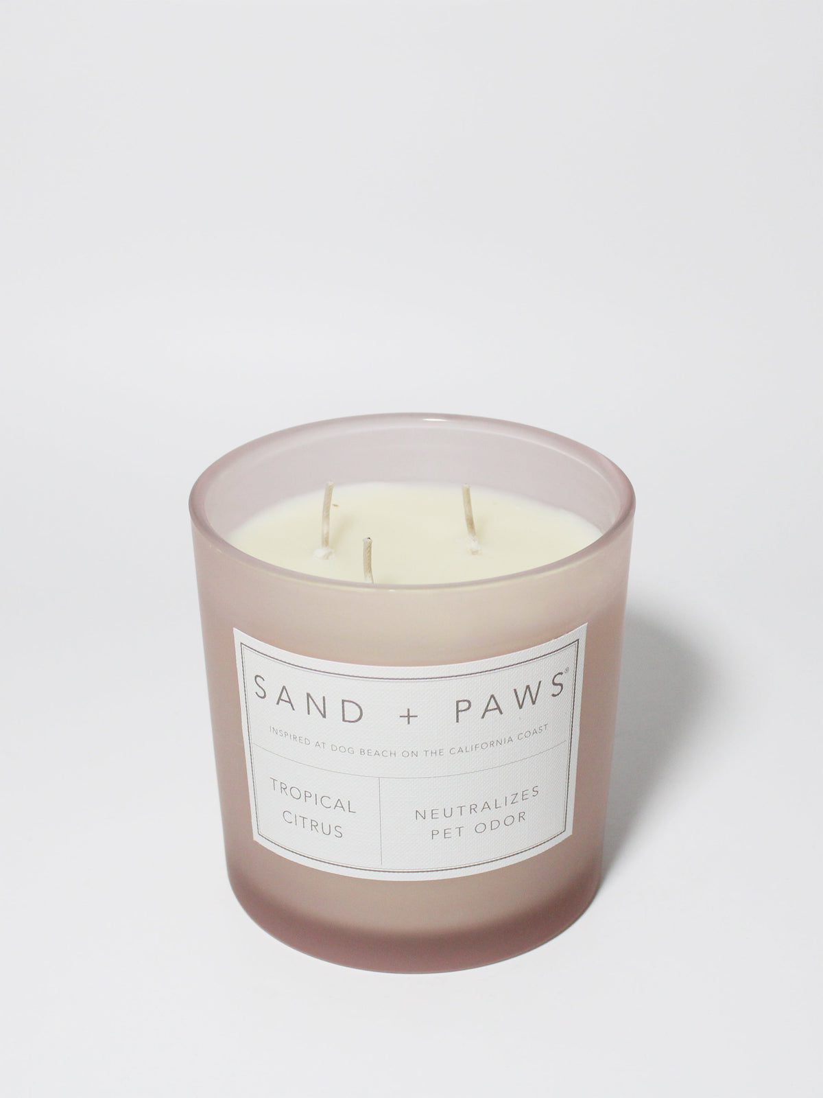 Sand + Paws Tropical Citrus 21 oz scented candle Premium