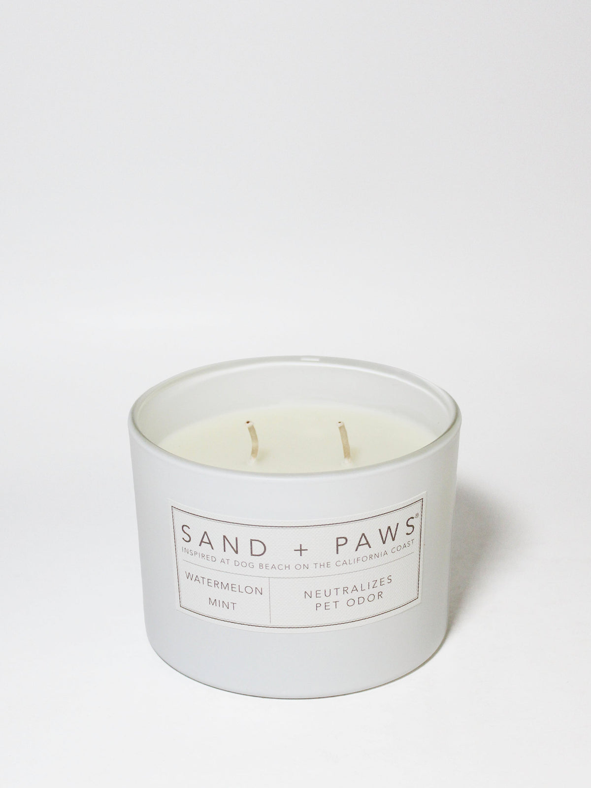 Sand + Paws Watermelon Mint 12 oz scented candle Premium