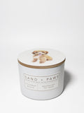 Sand + Paws Coconut Beach 12 oz scented candle Premium