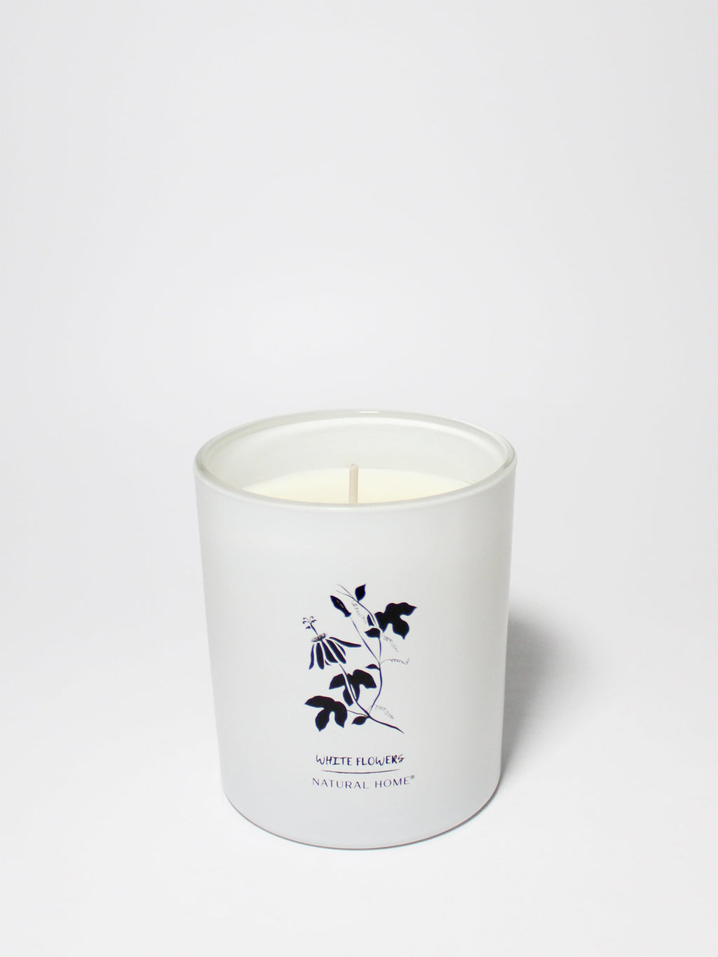 White Flowers Natural Home 11.5 oz scented candle Premium