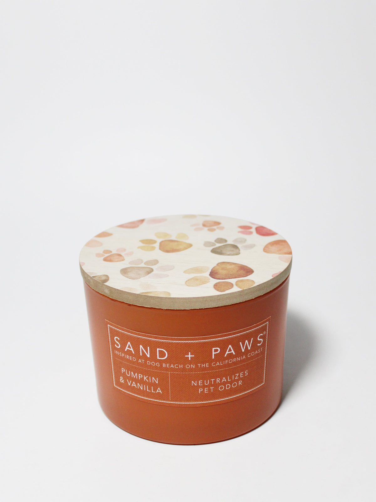 Sand + Paws Pumpkin & Vanilla 12 oz scented candle Premium