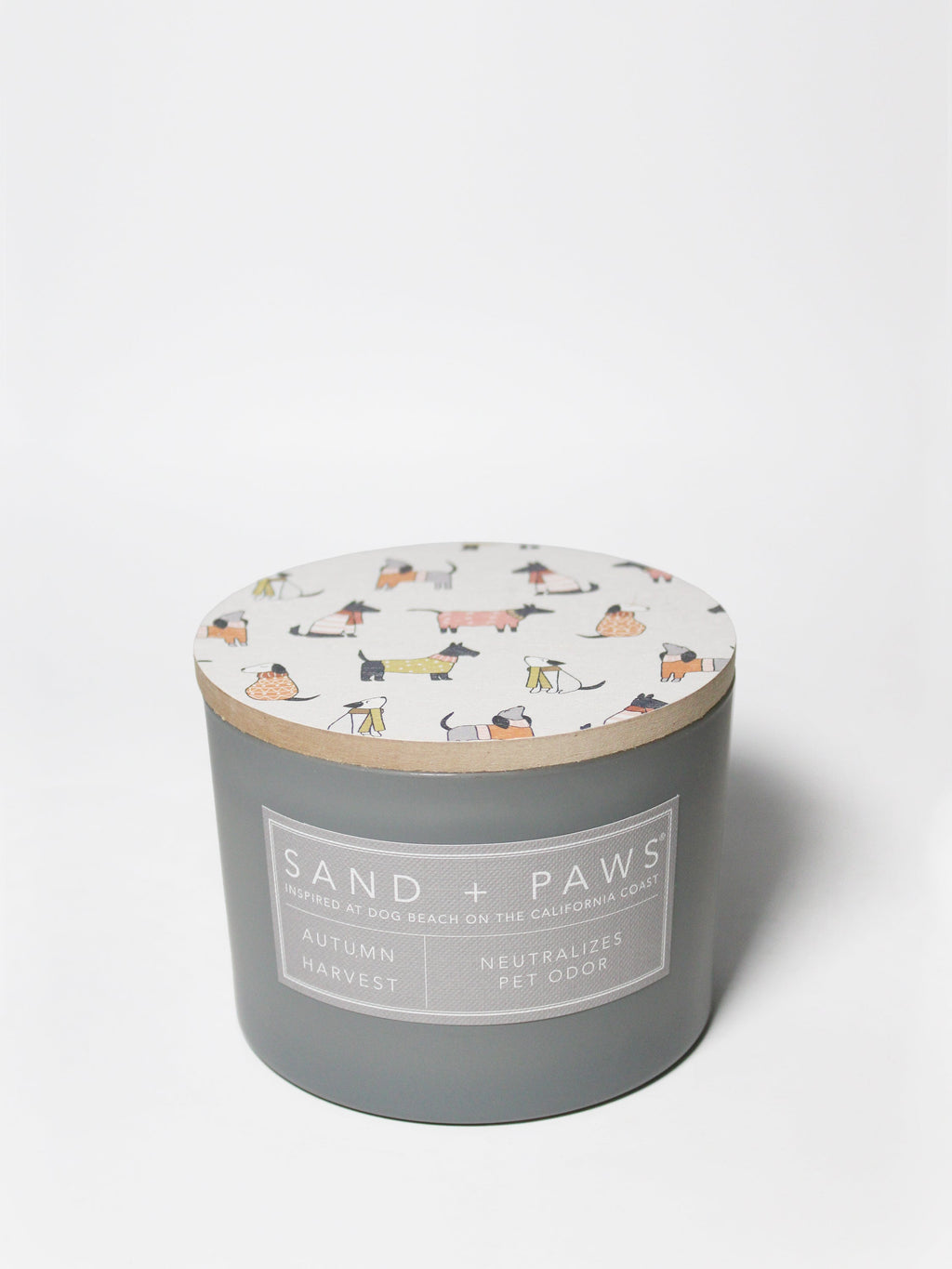 Sand + Paws Autumn Harvest 12 oz scented candle Premium