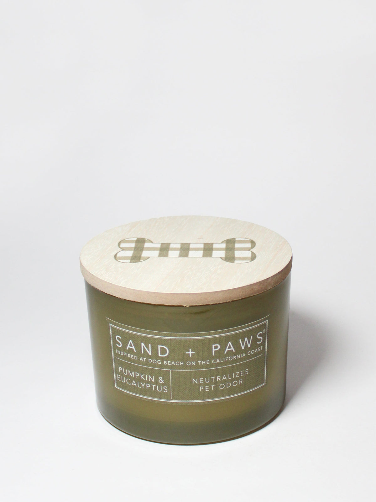 Sand + Paws Pumpkin & Eucalyptus 12 oz scented candle Premium