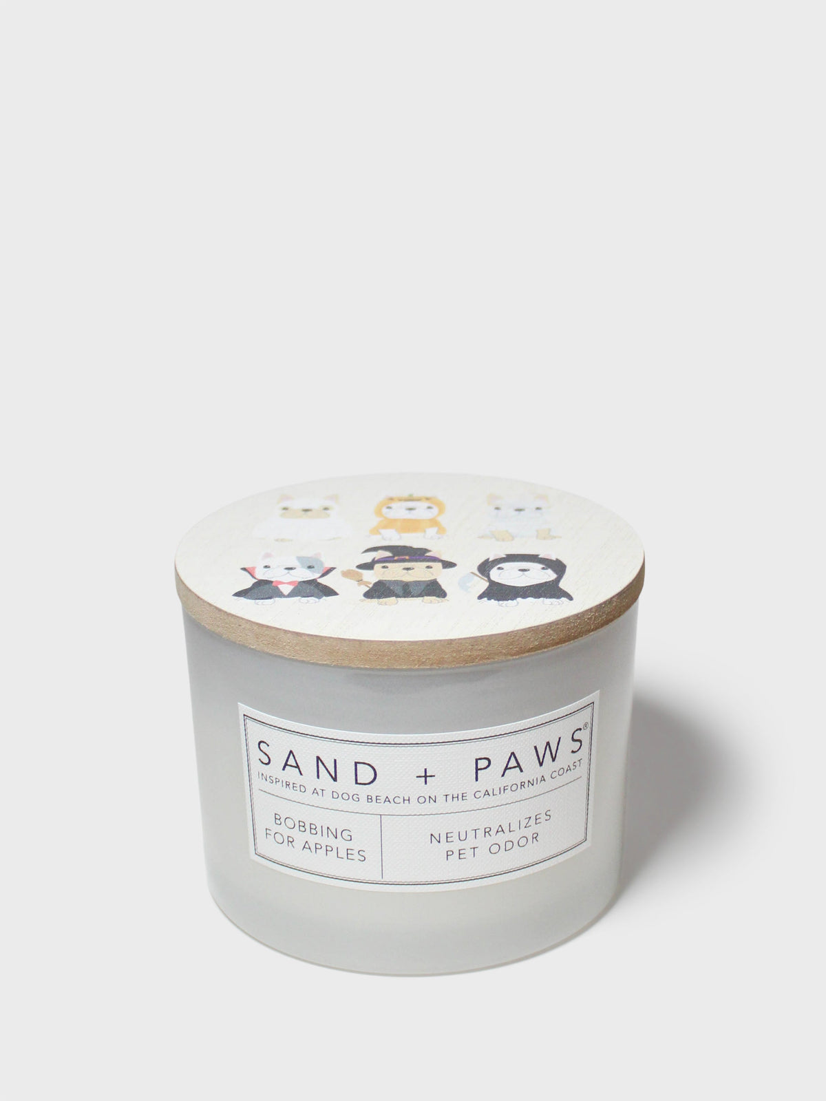 Sand + Paws Bobbing for Apples 12 oz scented candle Premium