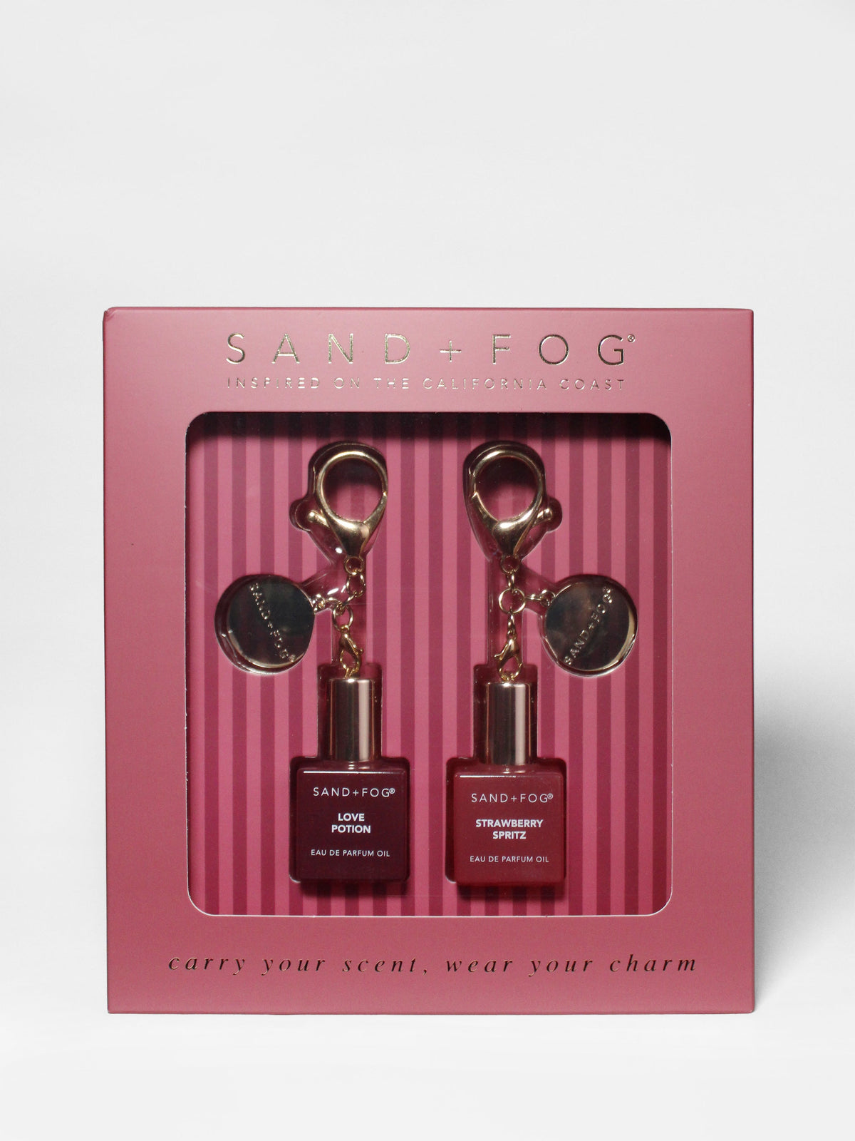 Bag Charm Luxurious Perfume Oil Rollerball Set - Love Potion + Strawberry Spritz